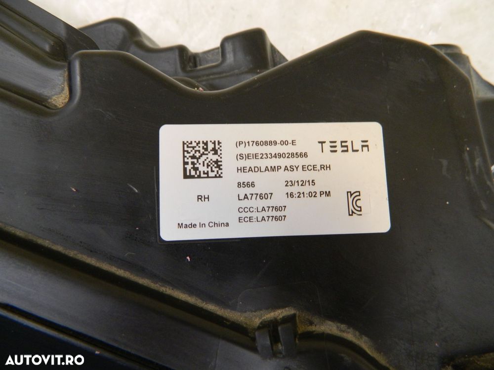 Far dreapta Tesla Model 3 Full LED facelift, 2023, 2024, 2025, 2026, cod intern 1760889-00-C. - 5
