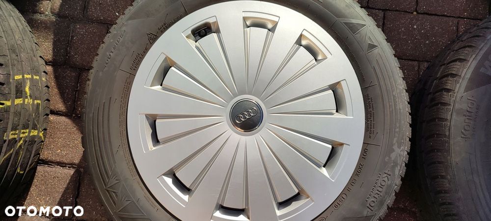 Felgi aluminiowe  Kołpaki Oryg Audi A4 B8 B9 16cali 5x112 Et35 Ø66,5mm Bdb - 2