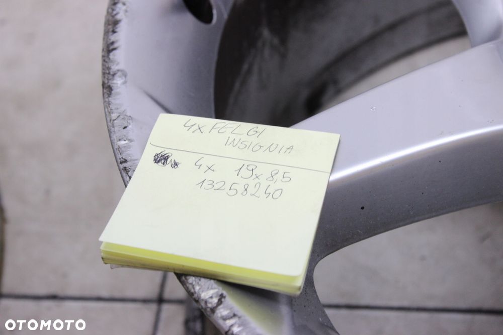 FELGI ALUMINIOWE ALUFELGI OPEL INSIGNIA 19'' 5X120 8,5J ET45 13258240 - 13