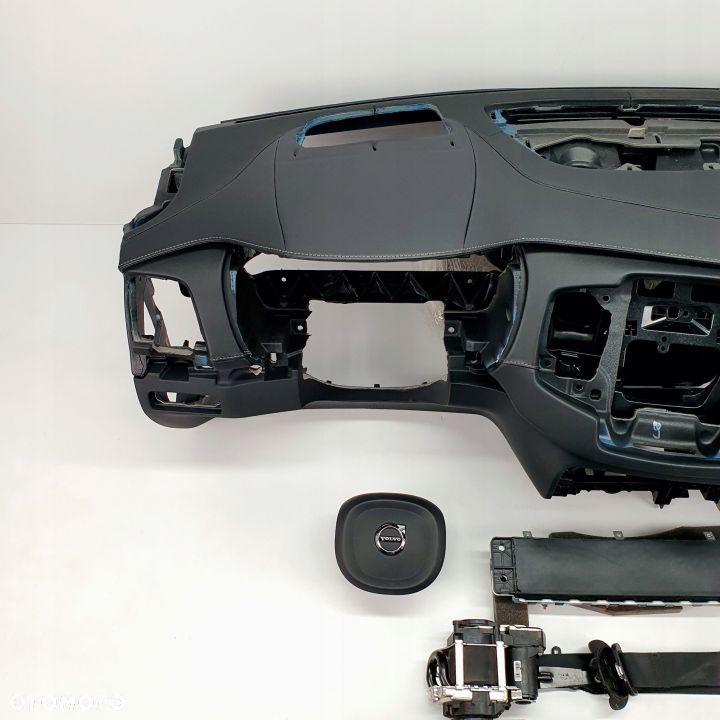 VOLVO XC90 II XC 90 DESKA ROZDZIELCZA KONSOLA KOKPIT PULPIT PODUSZKI AIRBAG AIR BAG PASY KIT SET - 2