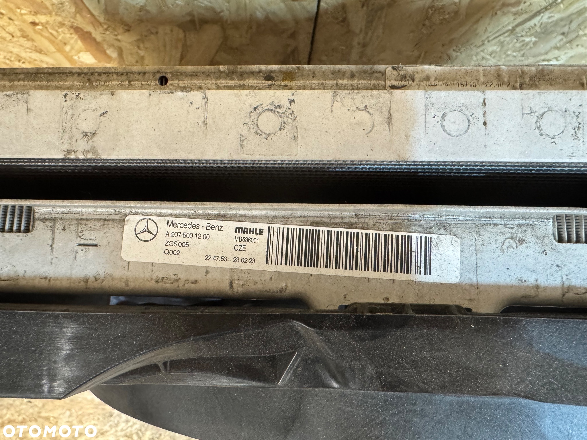 Maska zderzaka lampa komplet chłodnic Mercedes sprinter 907 910 - 18