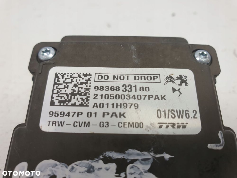 Opel Corsa F KAMERA RADAR PRZÓD 9836833180 - 7