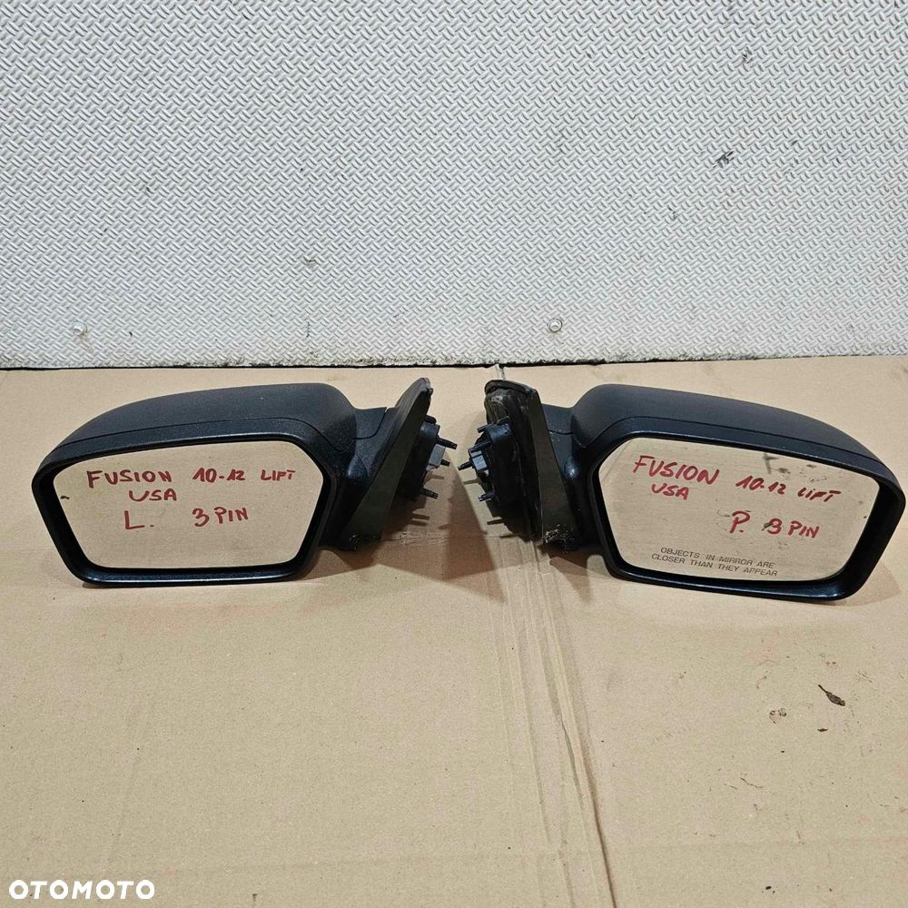 ford fusion lift 10-12 usa lusterko lewe prawe kompletne 3 pin - 1