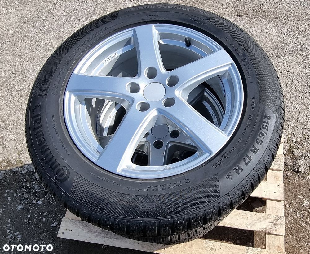NOWE felgi 17" opony zima T-roc Q3 Q5 Tarraco Tiguan Kodiaq 215/65R17 - 1