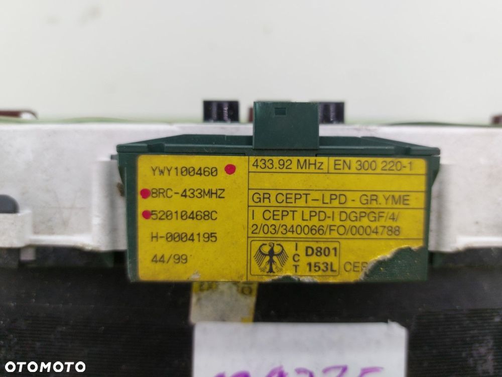 Licznik Land Rover Freelander I 1996-2006 1,8 BENZYNA 8RC433MHZ 52010468C - 5