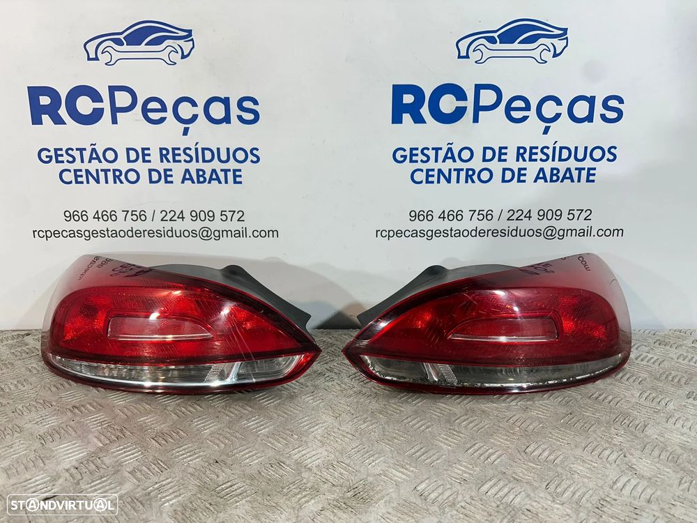.Conjunto Farolins Traseiros Trás Esquerdo Direito Originais VW Volkswagen Scirocco MK3 1K8945095G 1K8945096G  2008 - 2018 - 1
