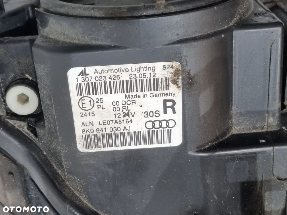 AUDI A4 B8 LAMPA LEWA PRAWA PRZÓD XENON 8K0941029AJ 8K0941030AJ KOMPLETNE EUROPA - 9