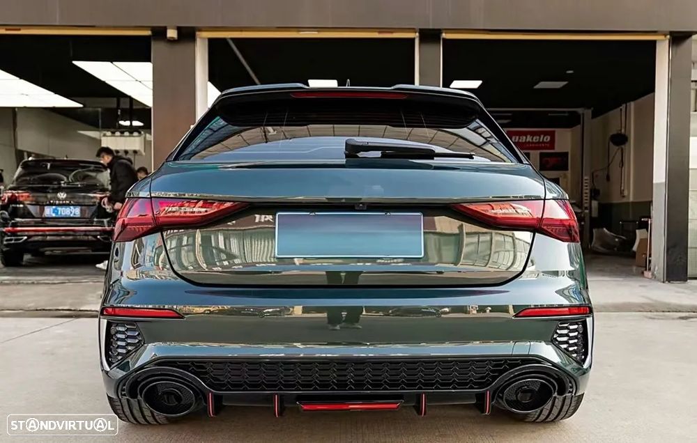 Difusor com Ponteiras Audi A3 8Y Hatchback (2021 em diante) - 7