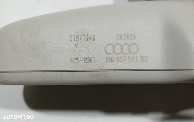 Oglinda retrovizoare 8R0857511 Audi A4 B8/8K [facelift] [2011 - 2016] - 3