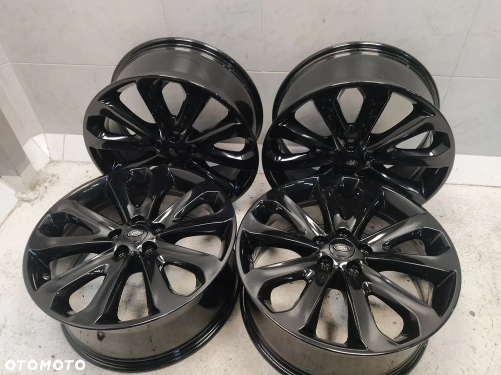 LAND ROVER 8.5X20 ORYGINALNE FELGI ALUMINIOWE R20 ET 47 5x120 KOMPLET DEKIELKI ORYGINAŁ - 2
