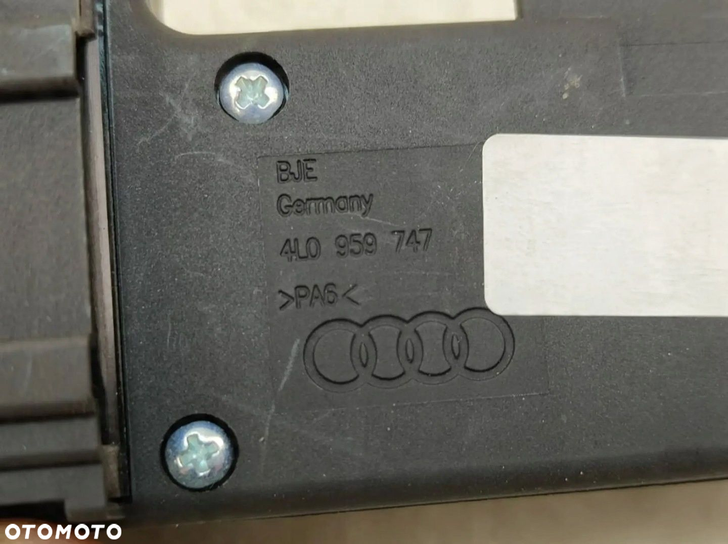 AUDI Q7 4L PANEL PRZEŁĄCZNIK STEROWANIA FOTELA LEWEGO PRZEDNIEGO 4L0959747 - 6