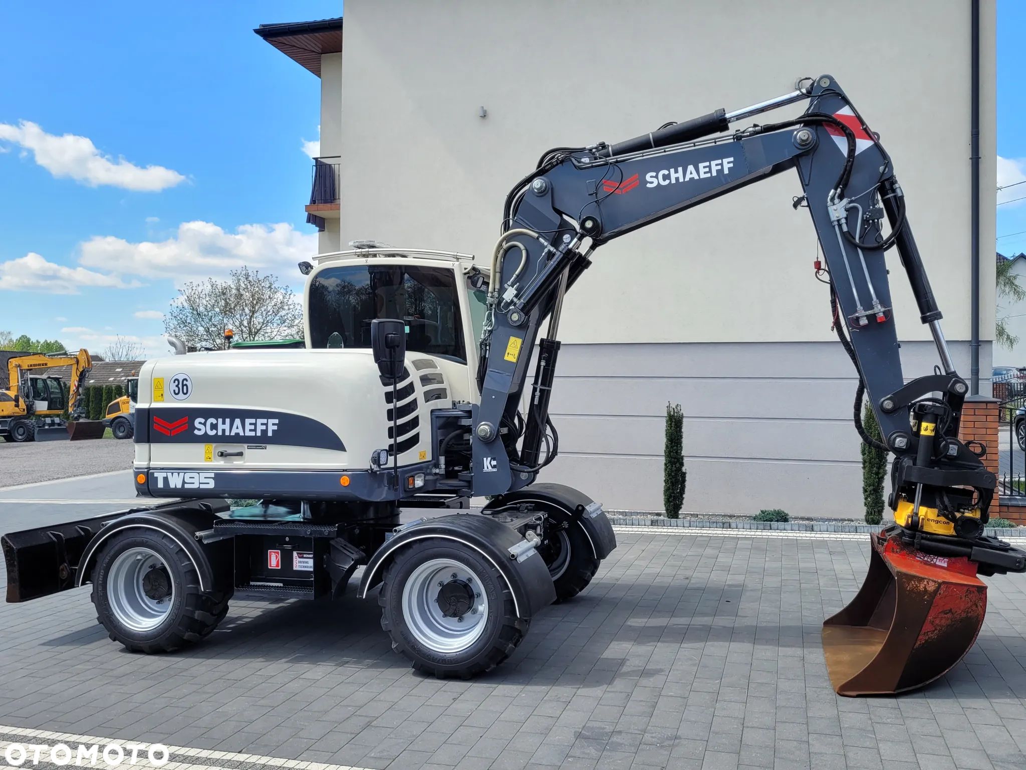 Schaeff TW95 / ROTOTILT ze szczypcami / bogate wyposażenie / - 1