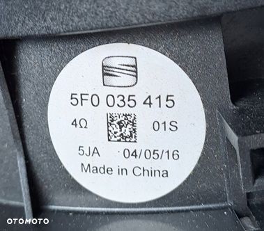 seat leon iii 5f 13-20r głośnik drzwi przód przedni oryg 5f0035415 - 2