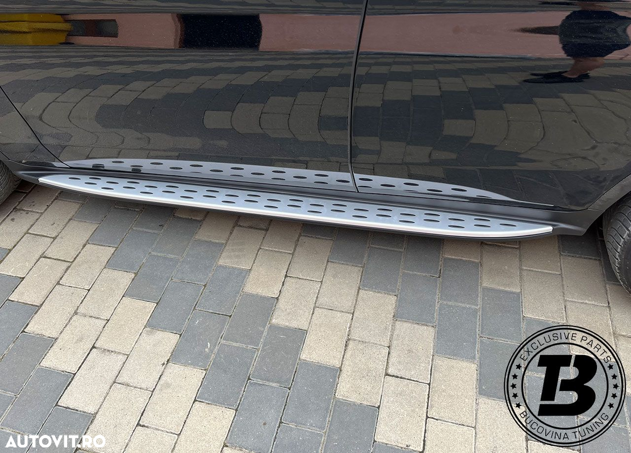 Praguri Aluminiu compatibile cu Mercedes GLC C253 X253 cu MONTAJ INCLUS - 14