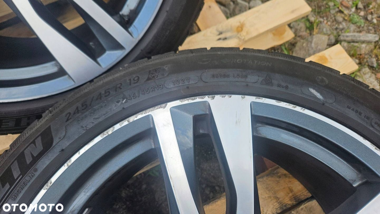 FELGI ALUMINIOWE AUDI 19 8.5j ET40 4K0601025H OPONY 245/45/19 2020 rok - 9