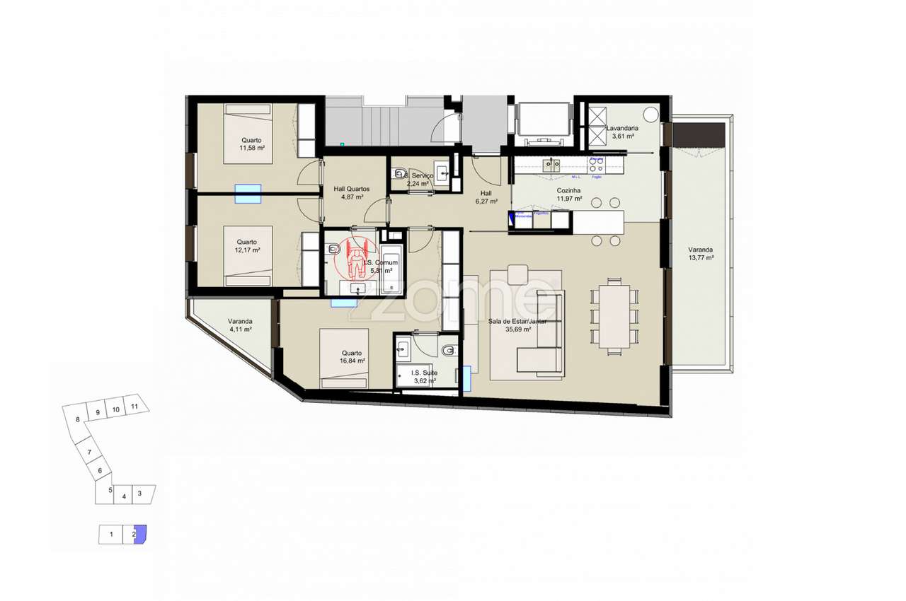Edifício Serralves | Apartamento T3 | Premium na Foz do Porto