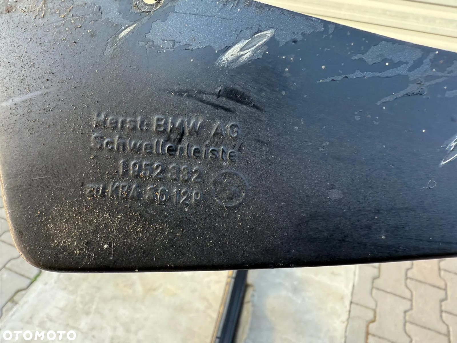 BMW 3 E30 COUPE NAKŁADKA PROGU M TECHNIK 1952331 1952332 - 11