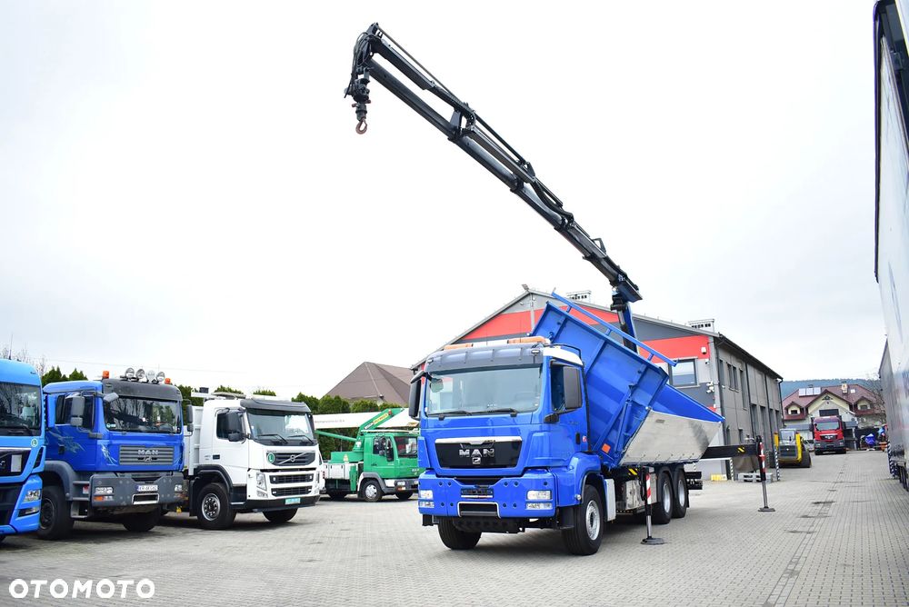 MAN TGS 33.480 6x4 BL Wywrotka 6.70m. + Palfinger PK 23002 SH / 5 i 6 Funkcja/ Rotator/  Retarder/ Pilot/ Kipper/ Kiper/ Crane/ HDS/ Kran/żuraw/ Manipulator / Sprowadzony ! - 22