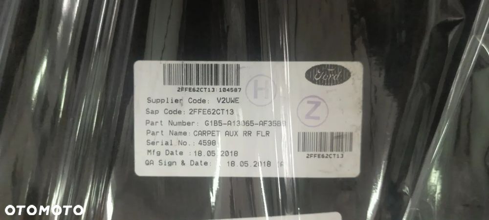 FORD KA PLUS + ACTIVE WYKŁADZINA BAGAŻNIKA - 3