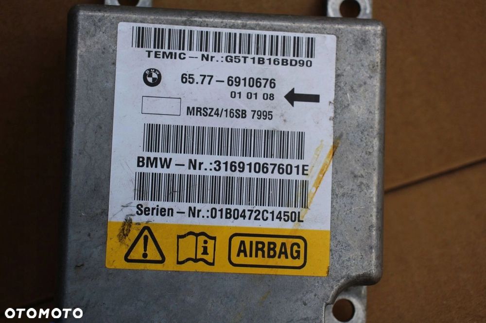 Moduł sensor poduszek AIRBAG BMW 5 e39 6910676 - 2