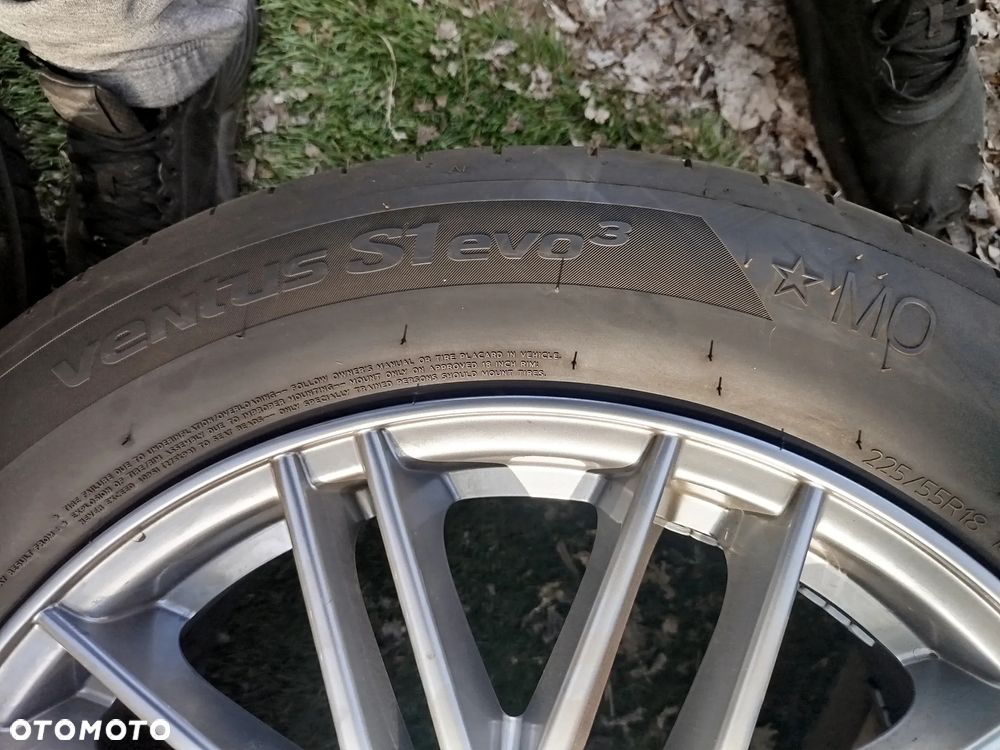 Koła VW Tiguan Skoda Kodiaq Audi Q2 Q3 8jx18 5x112 ET42 Hankook 225/55R184x95% bieznika - 8