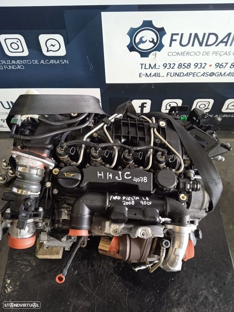 Motor Ford Fiesta VI 1.6TDCi 90Cv Ref: HHJC - 3