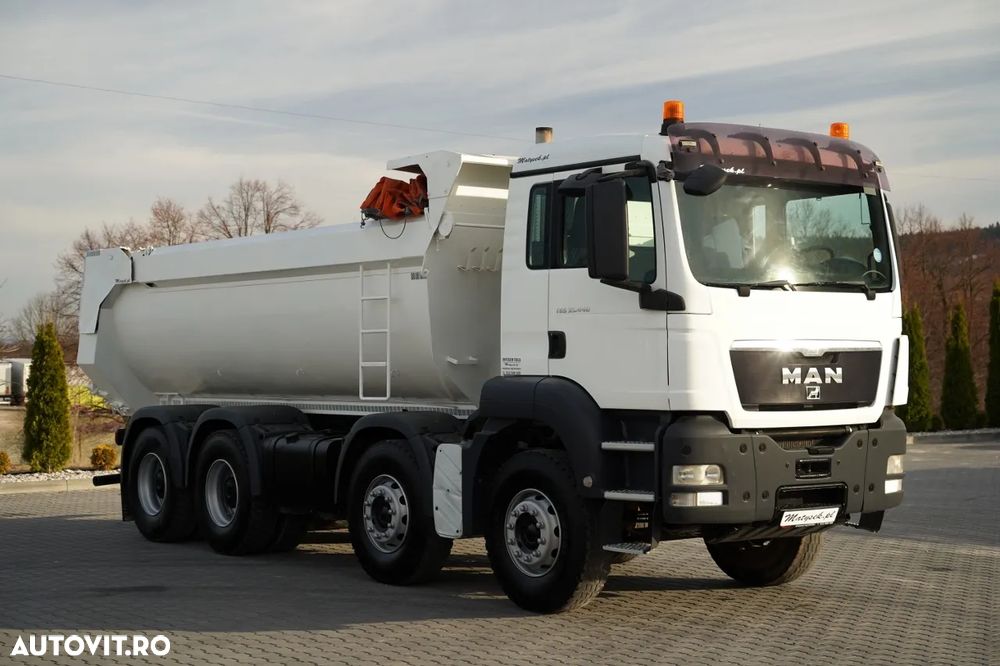 MAN TGS 35.440 / 8X4 / BASCULĂ SPATE / CLAPETĂ HIDRAULICĂ / MANUALĂ / EURO 5 - 12