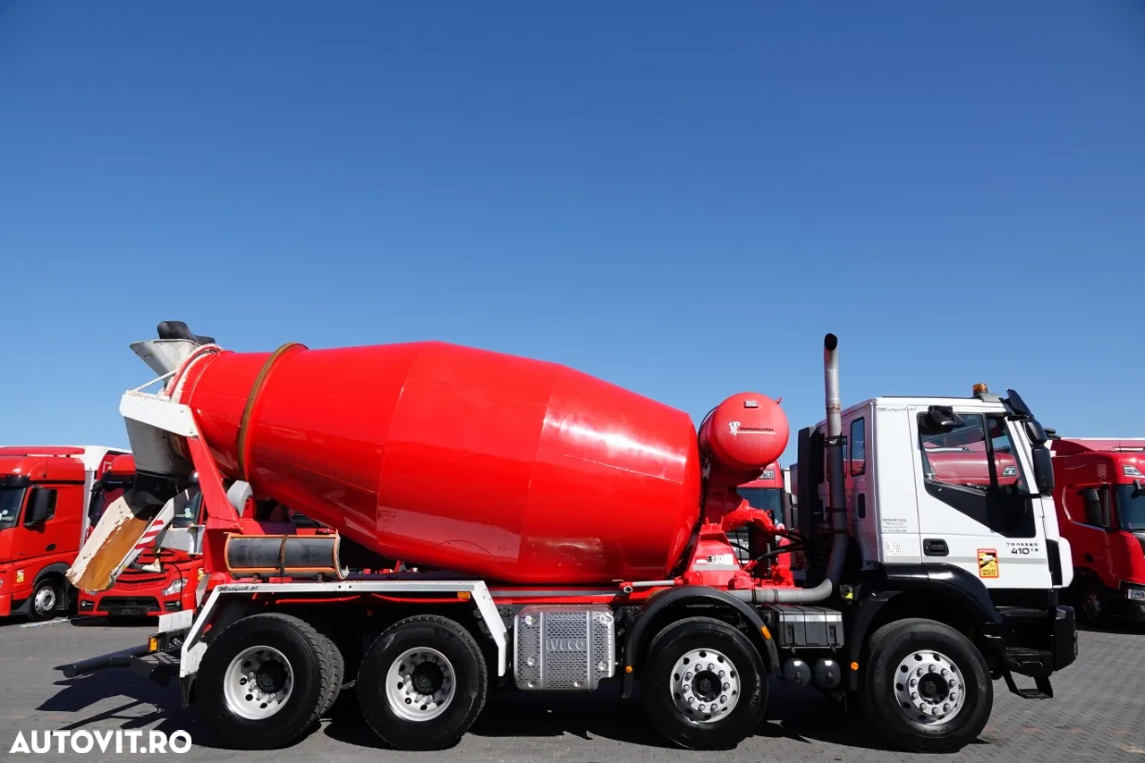 Scania TRAKKER 410 / 8X4 / BETONĂ 9 M3 / PUTZMEISTER / EURO 6 - 11