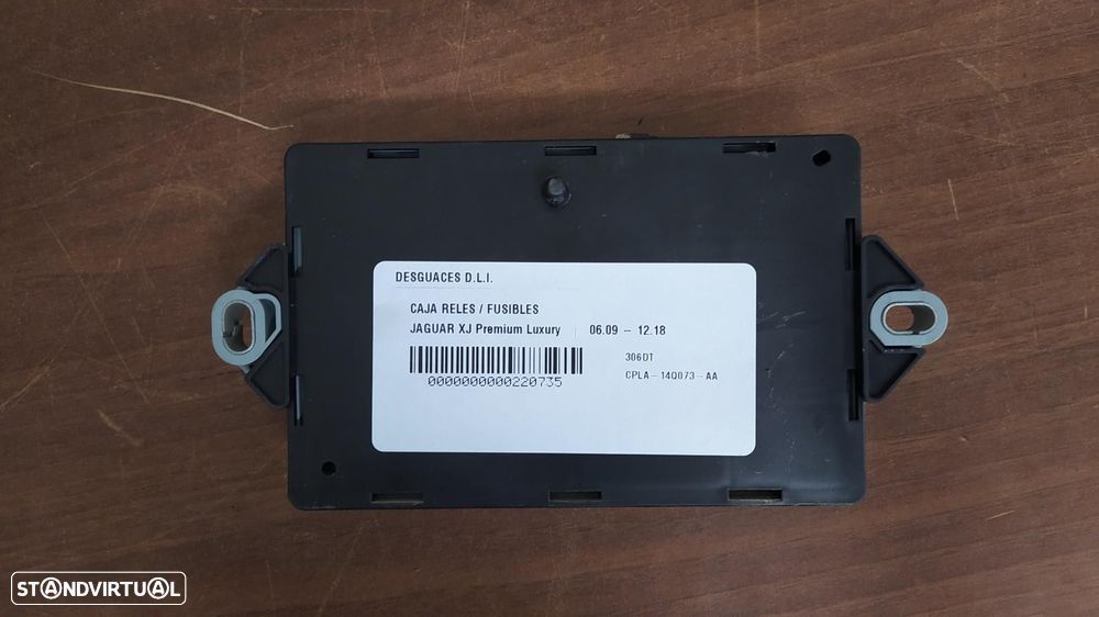 CAIXA DE RELES FUSÍVEIS JAGUAR XJ - 1