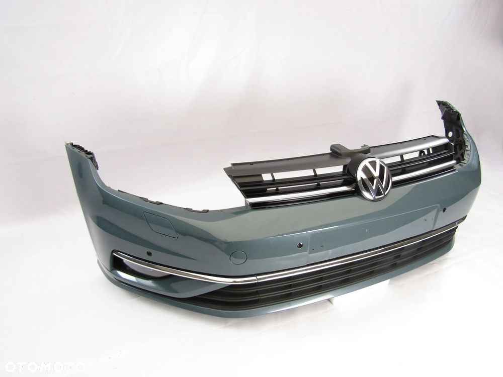 Zderzak przedni VW Golf 7 17 - 20 Sprysk. / Pdc-6 Lakier LR5Q - 15