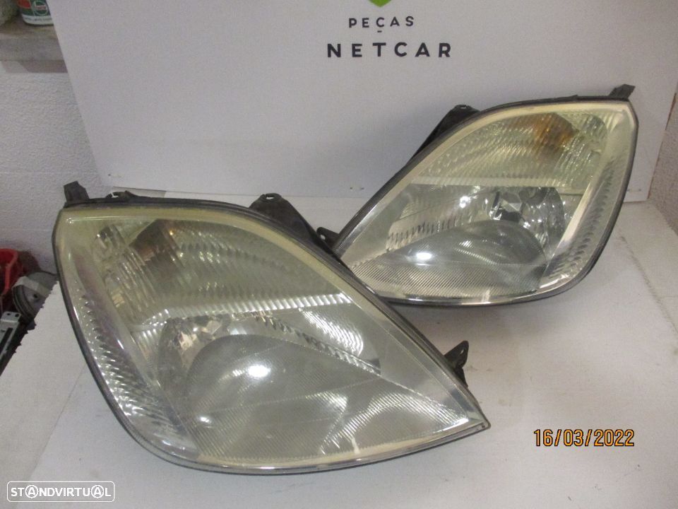 Farol Optica Ford Fiesta 2002 a 2005 Esquerdo Direito - 3