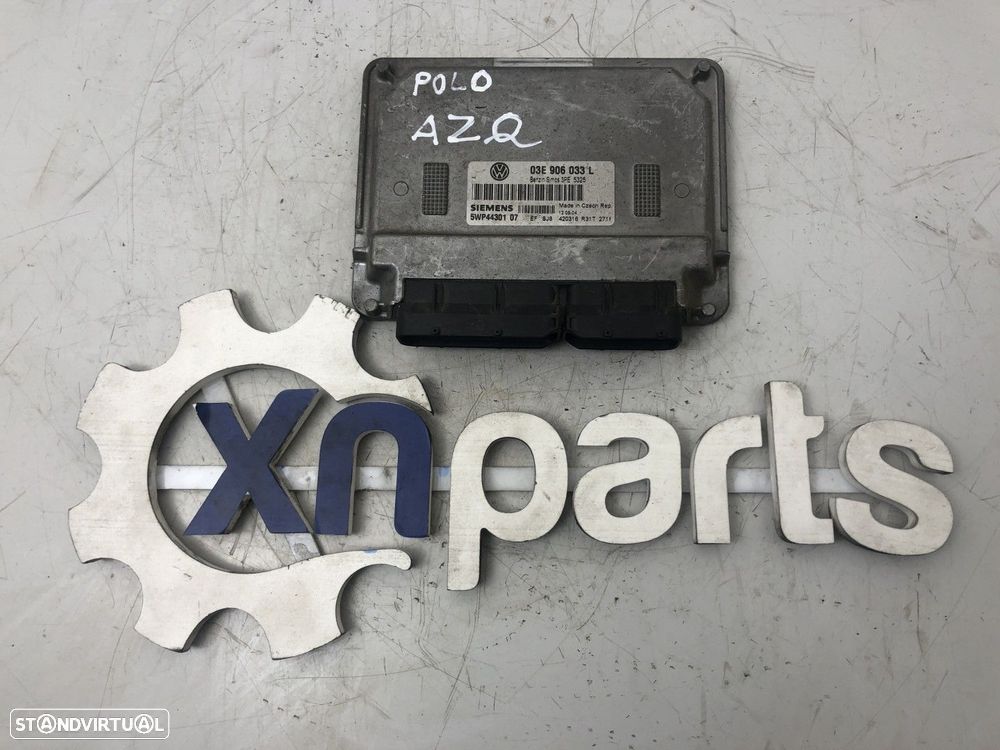 Centralina do motor ECU Usado VW POLO (9N_) 1.2 12V 03E906033L 03E 906 033 L MOT... - 1