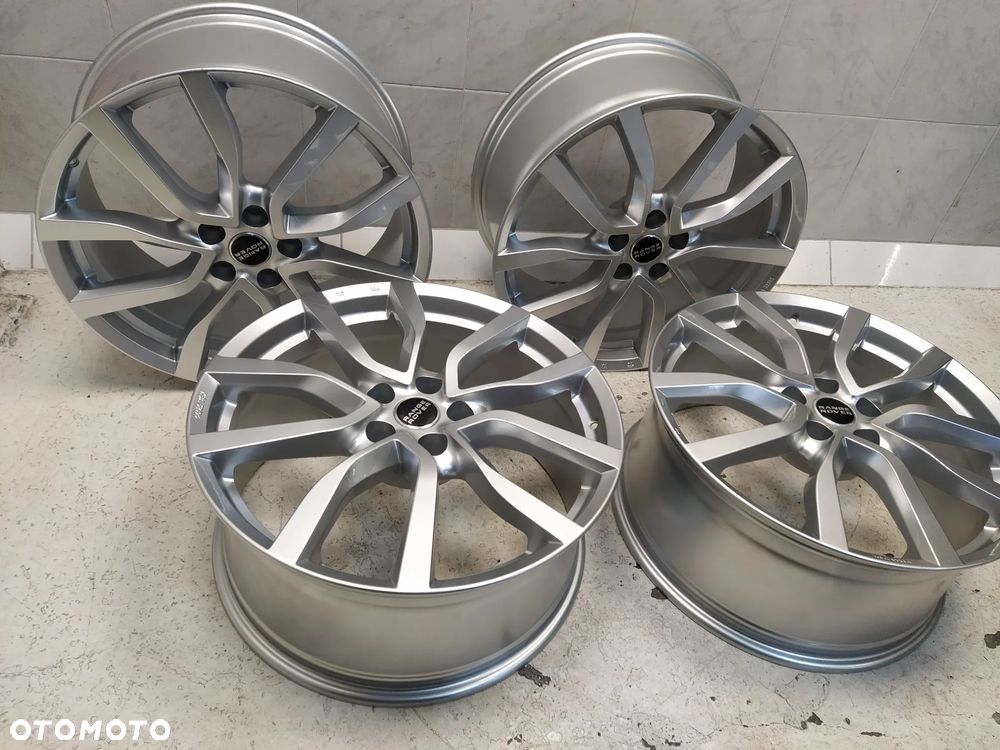 RANGE ROVER SPORT L320 L494 VOGUE L322 LAND ROVER DISCOVERY 3 4 L319 L462 9,5X21 FELGI ALUMINIOWE 5X120 R21 ET49 MAK NOWE KOMPLET - 8