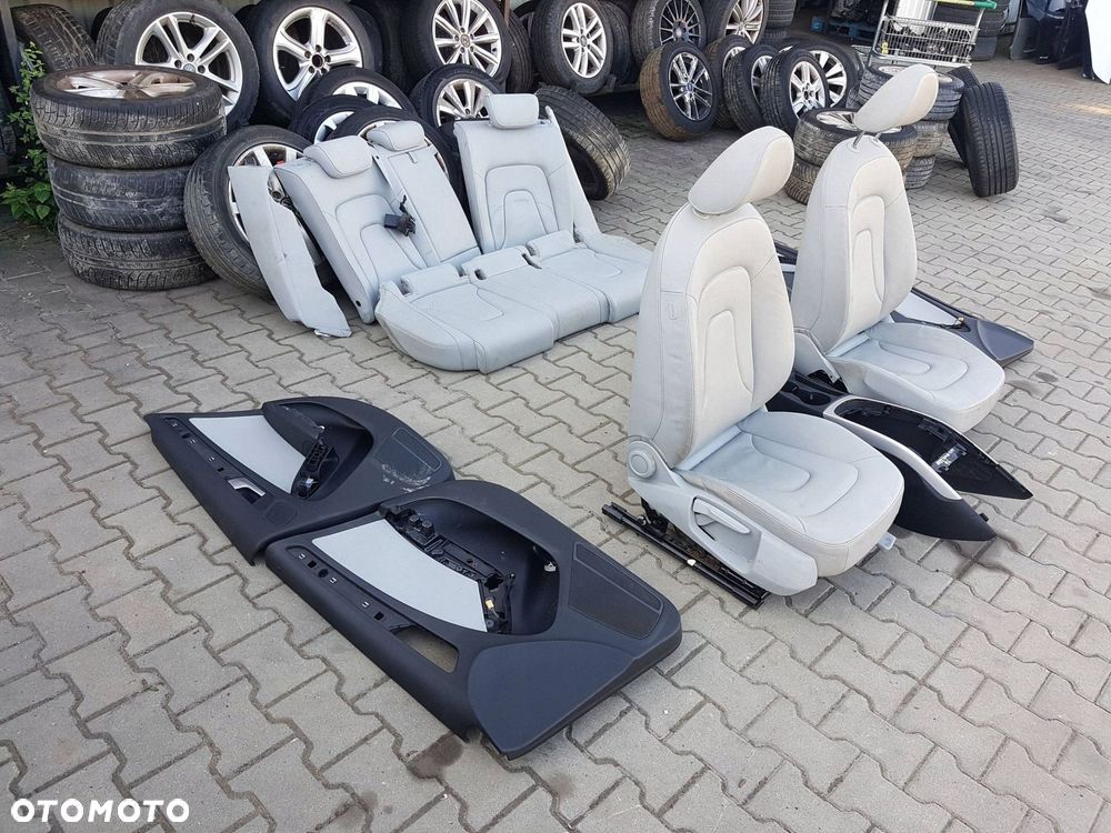 AUDI A4 B8 LIFT 11-15r KOMBI FOTELE SKÓRZANE KANAPA - 3