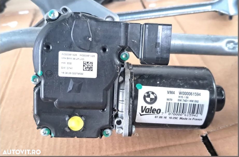 Ansamblu motoras stergatoare Valeo original bmw F90+LCI G30+LCI G31+LCI G11+LCI G12+LCI - 3