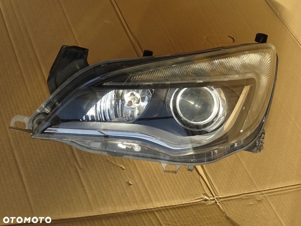 OPEL ASTRA J LAMPA PRAWA LEWA PRZÓD REFLEKTOR BI XENON SKRĘTNY Z DOŚWIETLANIEM LED - 2