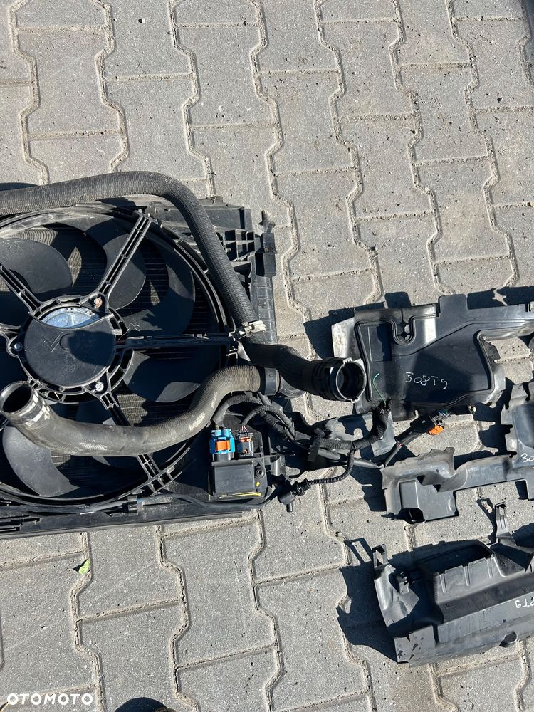 Peugeot 308 T9 lift komplet chłodnic 1.5 bhdi belka pod chłodnicę dolna belka górna wzmocnienie intercooler - 16