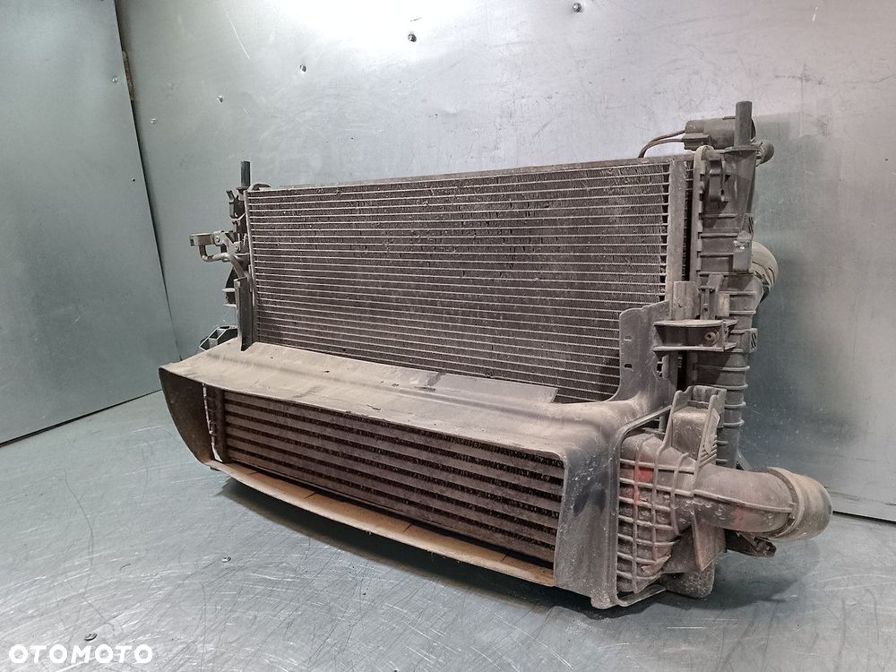 ZESTAW CHŁODNIC WODA KLIMA WENTYLATOR, INTERCOOLER VOLVO V50 1.6 HDI - 2
