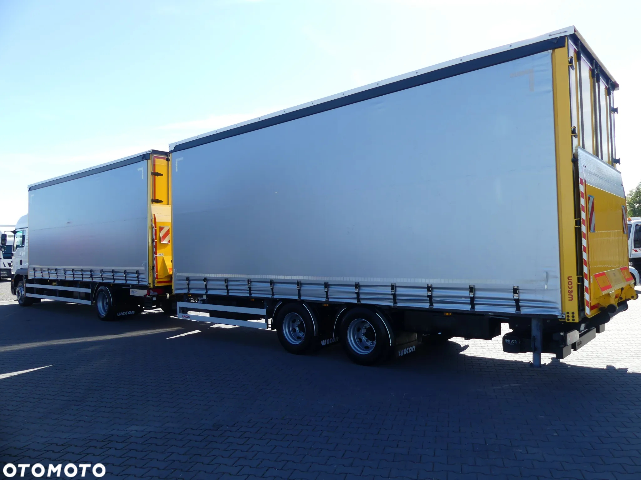 MAN TGM 18.340 / FIRANKA + WINDA / ZESTAW 38 EURO PALET / - 5