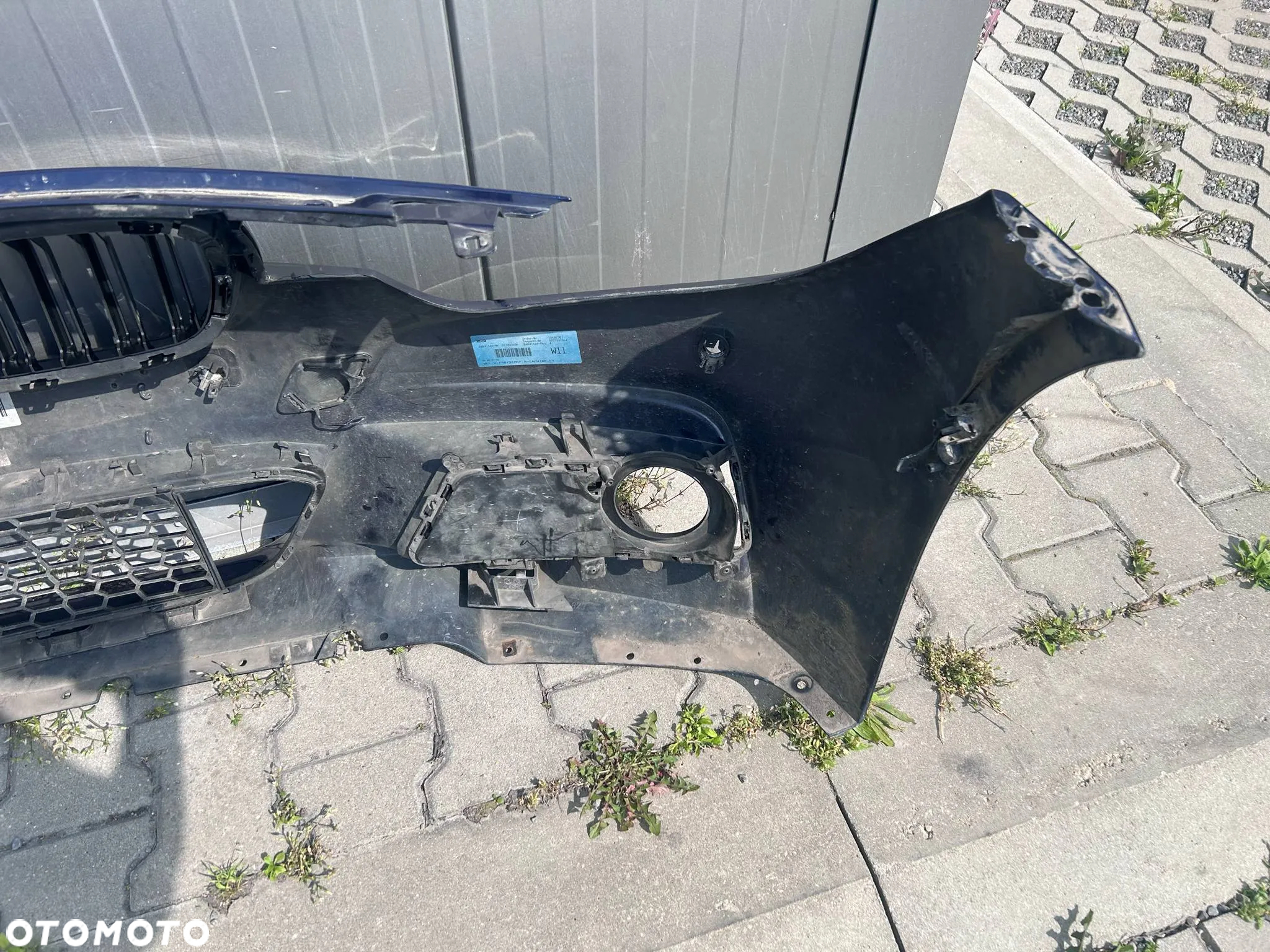 BMW 3 F30 F31 M-Pakiet Zderzak Przód Przedni Kompletny 6xPDC 2xKamera A89 Imperial Blue - 9