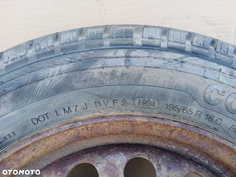 Felga stalowa zapas 5x112 195/65 R16 C Mercedes Vito 639 - 4