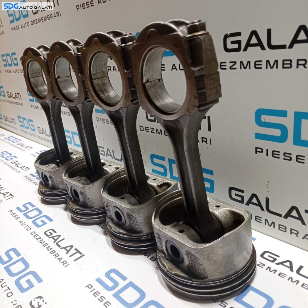 Set Piston Pistoane cu Biela Biele Renault Scenic 1 1.6 B 1997 - 2003 [X1122] [X1123] - 2