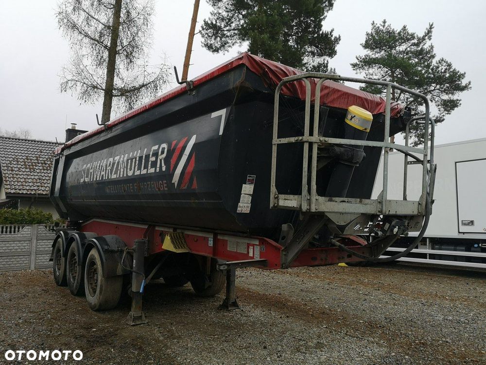 Schwarzmuller Rynna Stalowa 27m3 Oś Podnoszona SAF 2021 Rok Produkcji! - 2