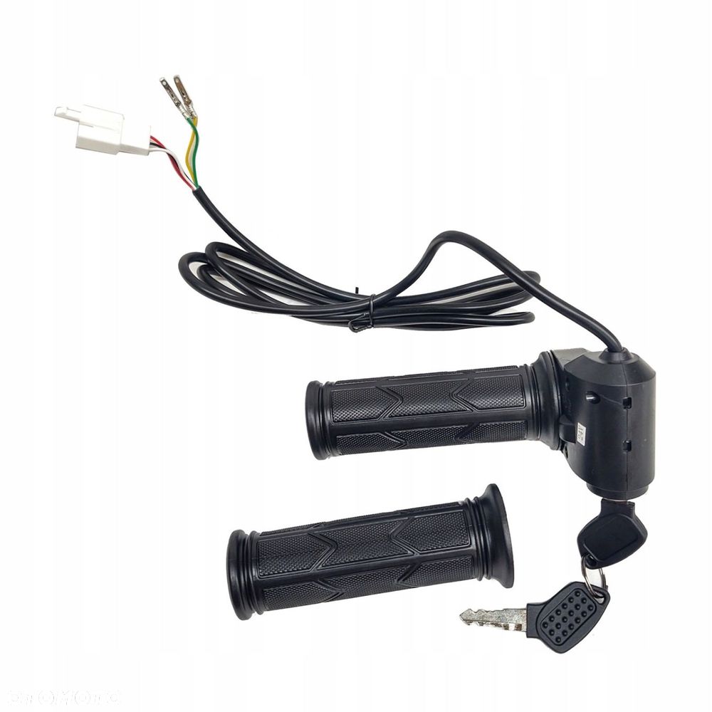 Manetka rączka gazu ze stacyjką wskaźnikiem 24V - 6