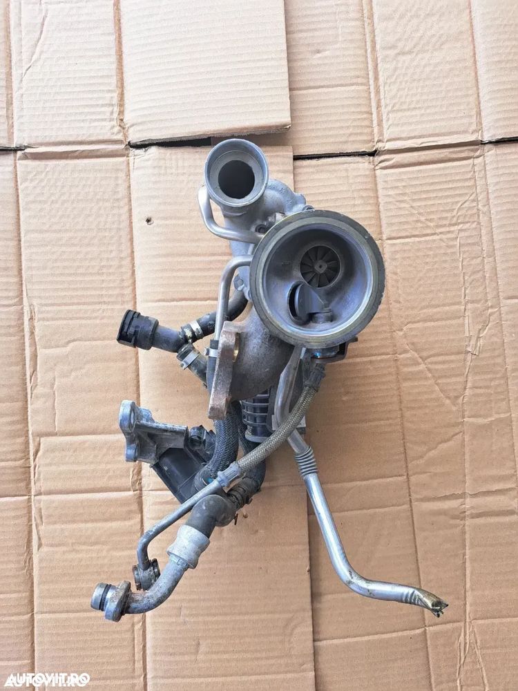 Turbo turbina turbosuflanta cu actuator valva solenoid Garrett in stare foarte buna Originala Opel Crossland X 1.2i benzina 2019-2020-2021-2022-2023, Opel Corsa F, Opel Grandland X - 2