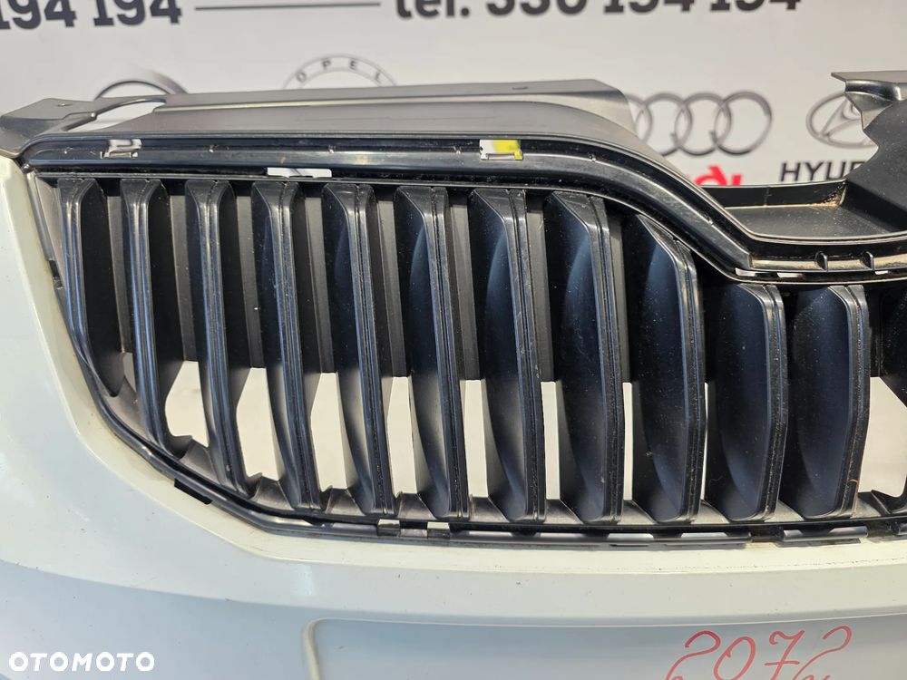 SKODA OCTAVIA 3 III 5E0 12- ZDERZAK PRZEDNI PRZÓD NA SPRYSKI NR 5E0807221 NR AUKCJI NZ2072 - 12