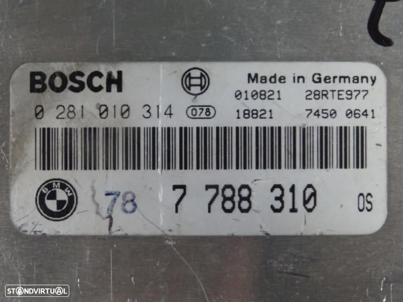 Centralina De Motor Bmw X5 (E53)  0281010314 / 7788310 / 7 788 310 - 2