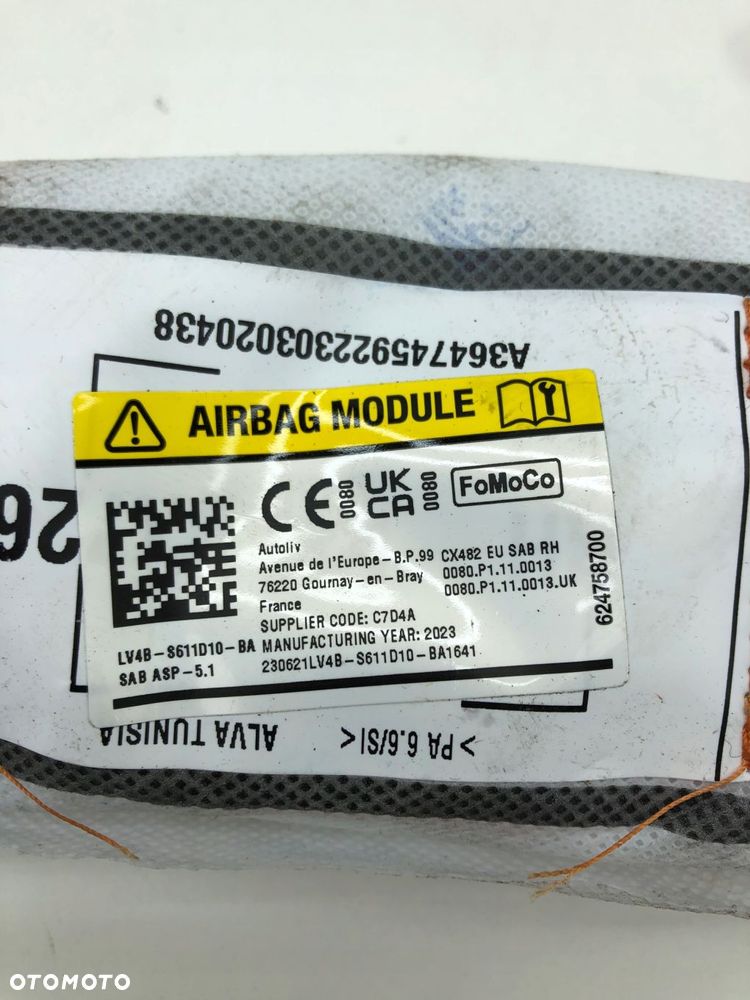 FORD KUGA MK3 ST-LINE PODUSZKA AIRBAG FOTELA PRAWA LV4B-S611D10-BA - 3