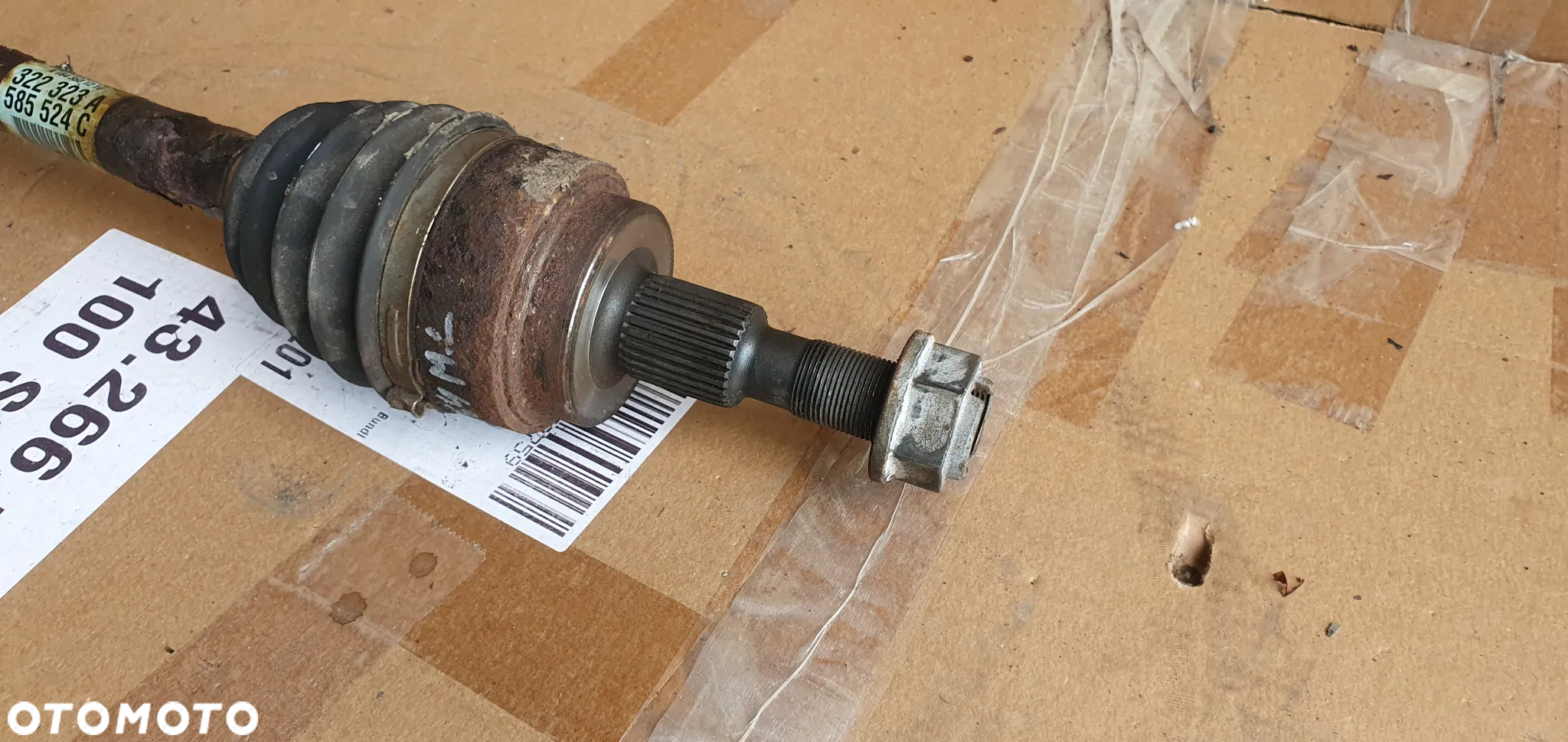 Półoś prawy tył tylna prawa półośka Mercedes ML W164 3.0 CDI A1643501210 - 5