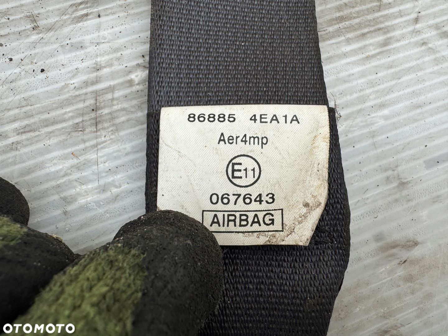 NISSAN QASHQAI II 2 J11 PAS BEZPIECZEŃSTWA LEWY PRZÓD 868854EA1A - 9